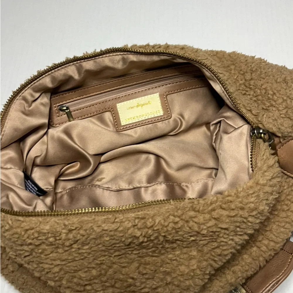 Anthropologie Sherpa Crossbody Bag